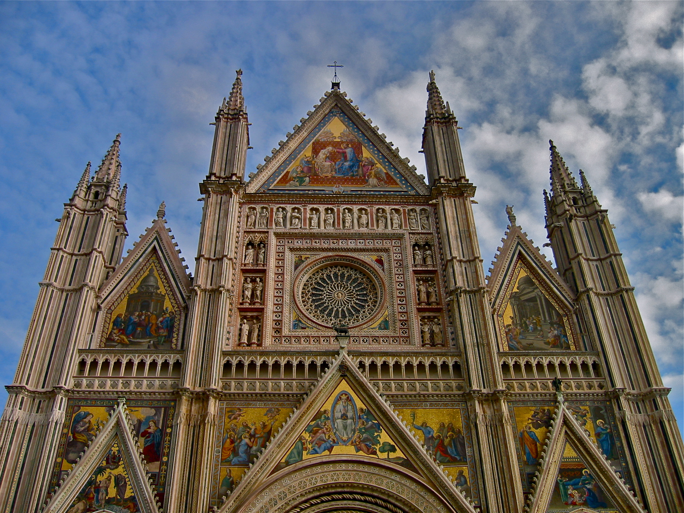 Duomo, facciata. Orvieto (TR), Dicembre 2007